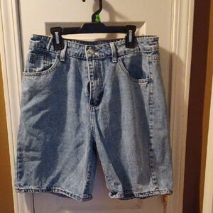 Men's Blue Denim Shorts